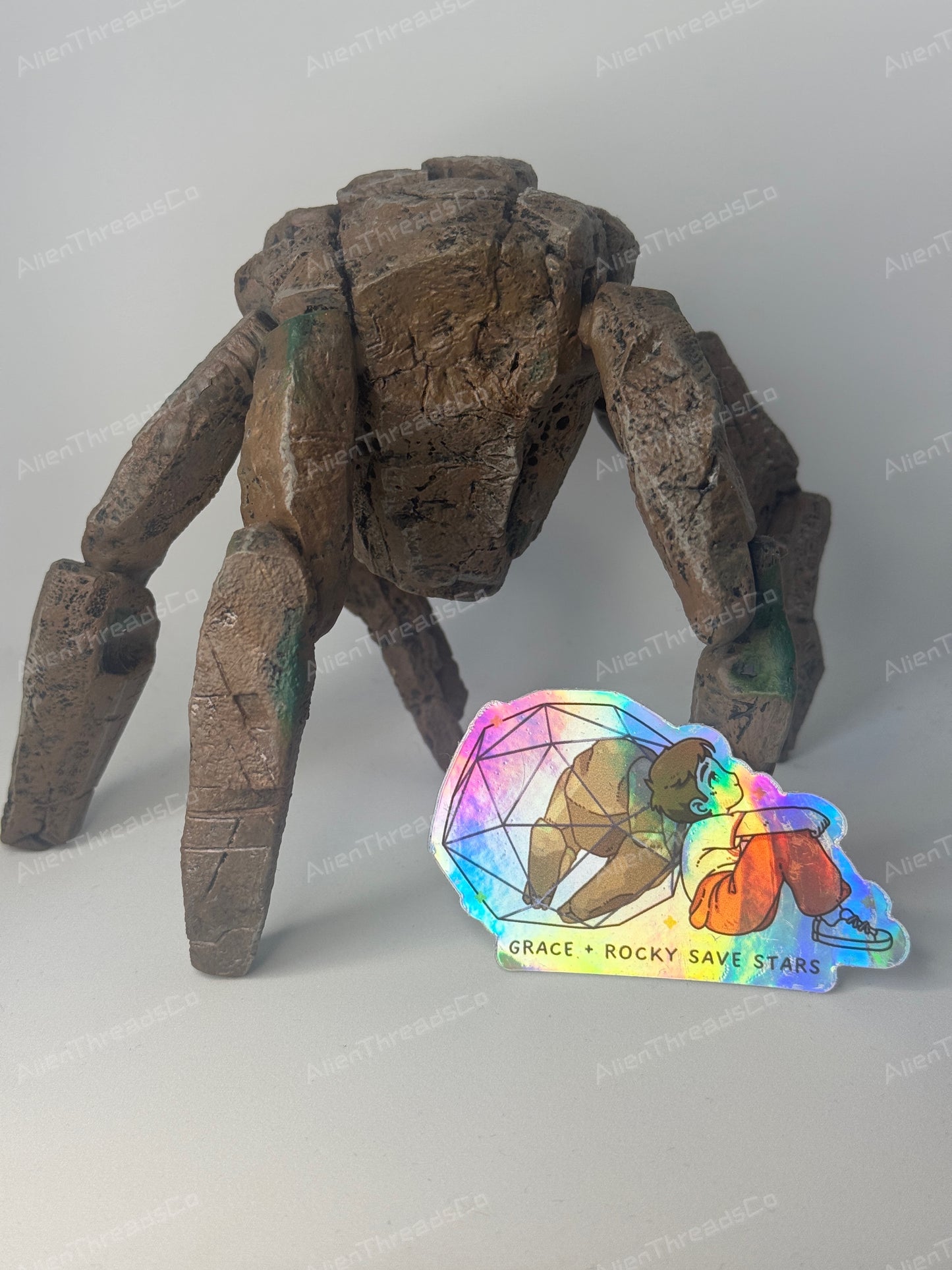 Grace + Rocky Save Stars ~ Holographic sticker