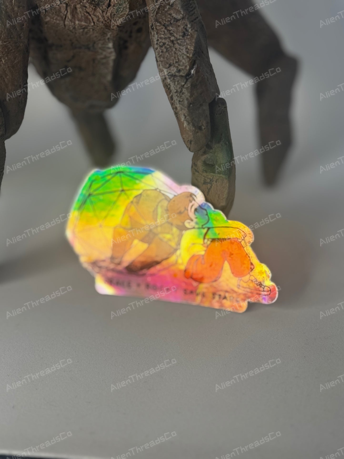 Grace + Rocky Save Stars ~ Holographic sticker