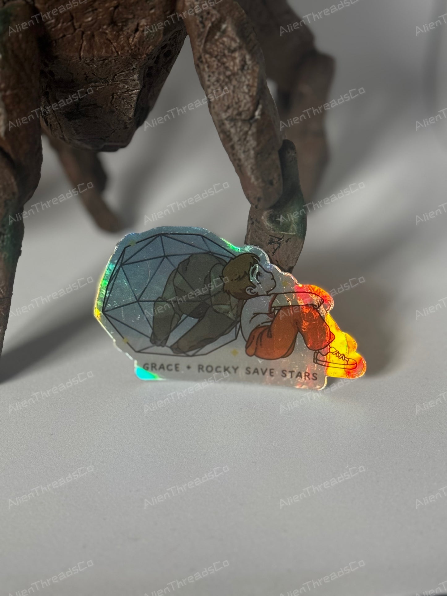 Grace + Rocky Save Stars ~ Holographic sticker