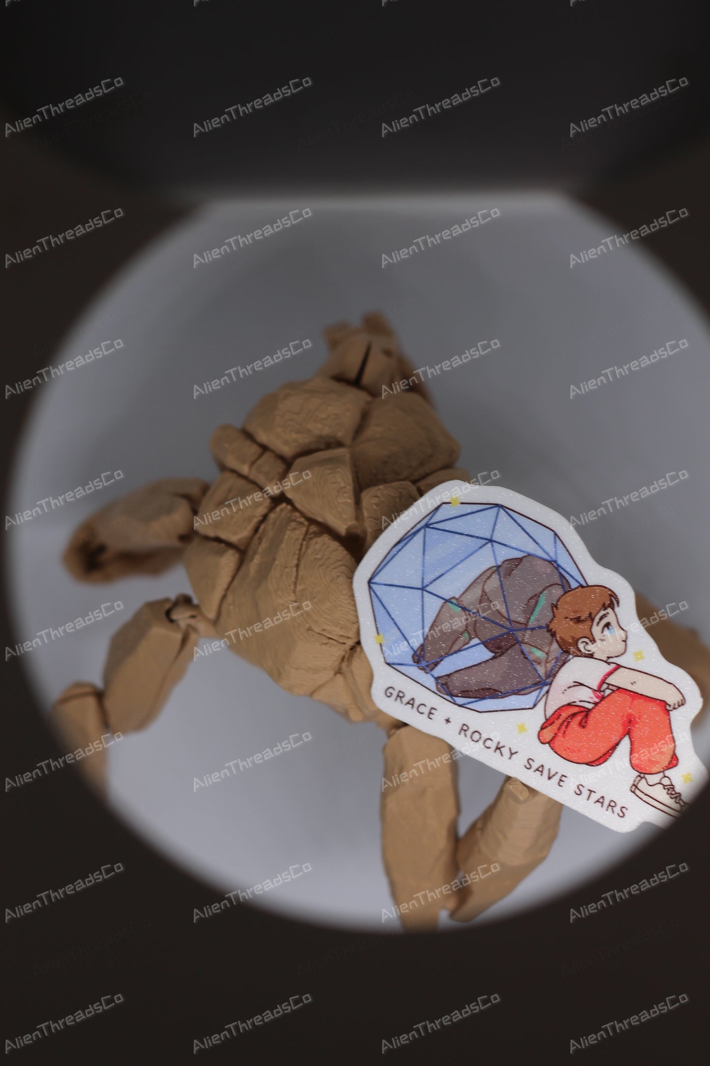 Grace + Rocky Save Stars  ~ Glitter sticker