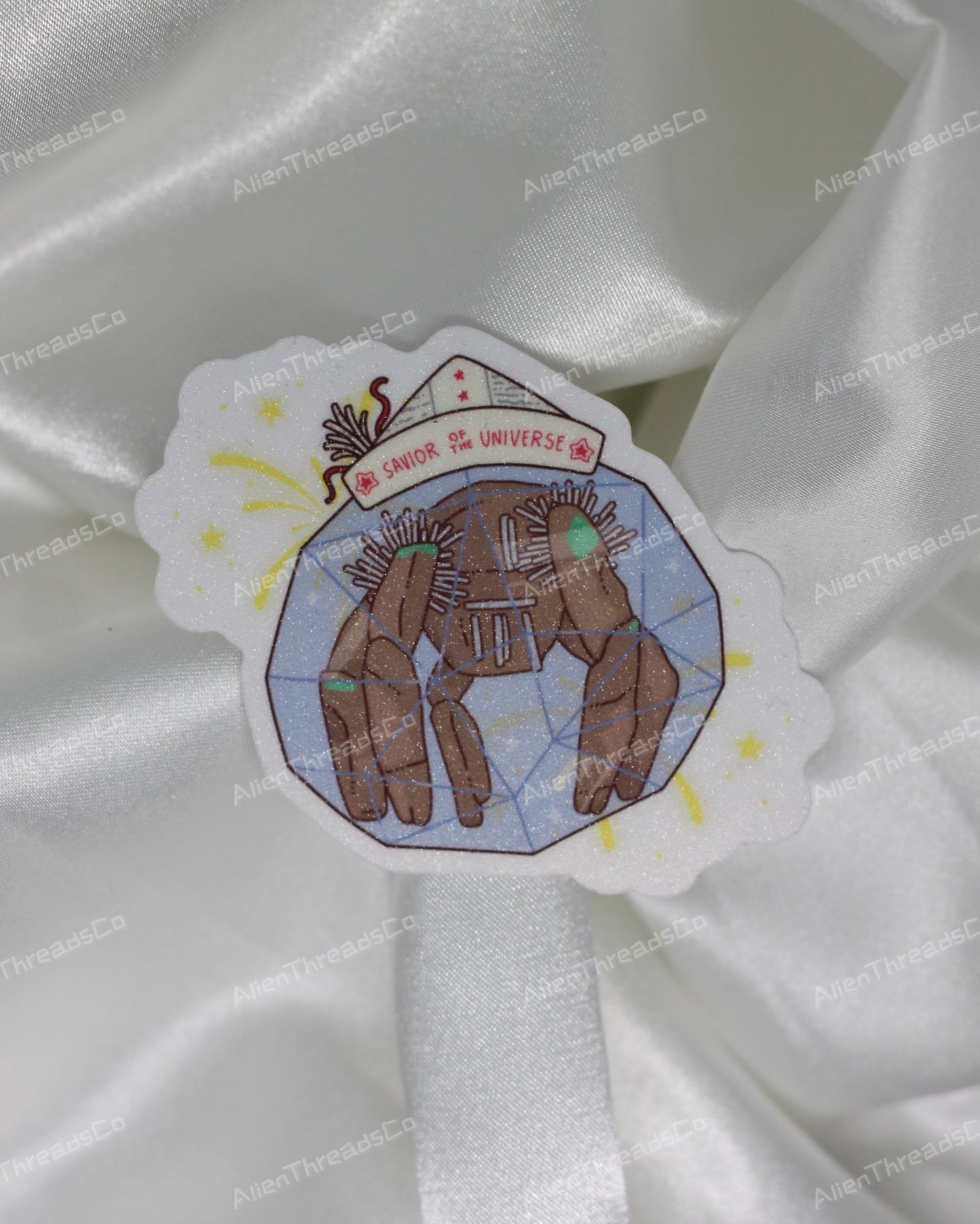 Savior Of The Universe ~ Glitter sticker